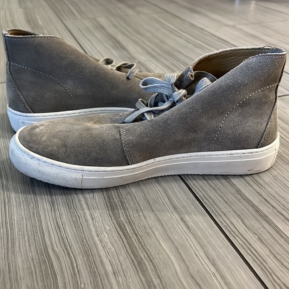 Grey suede high top mercanti fiorentini boot shoe - Picture 2 of 5
